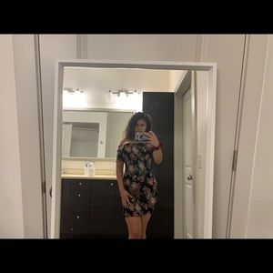 Floral bodycon dress